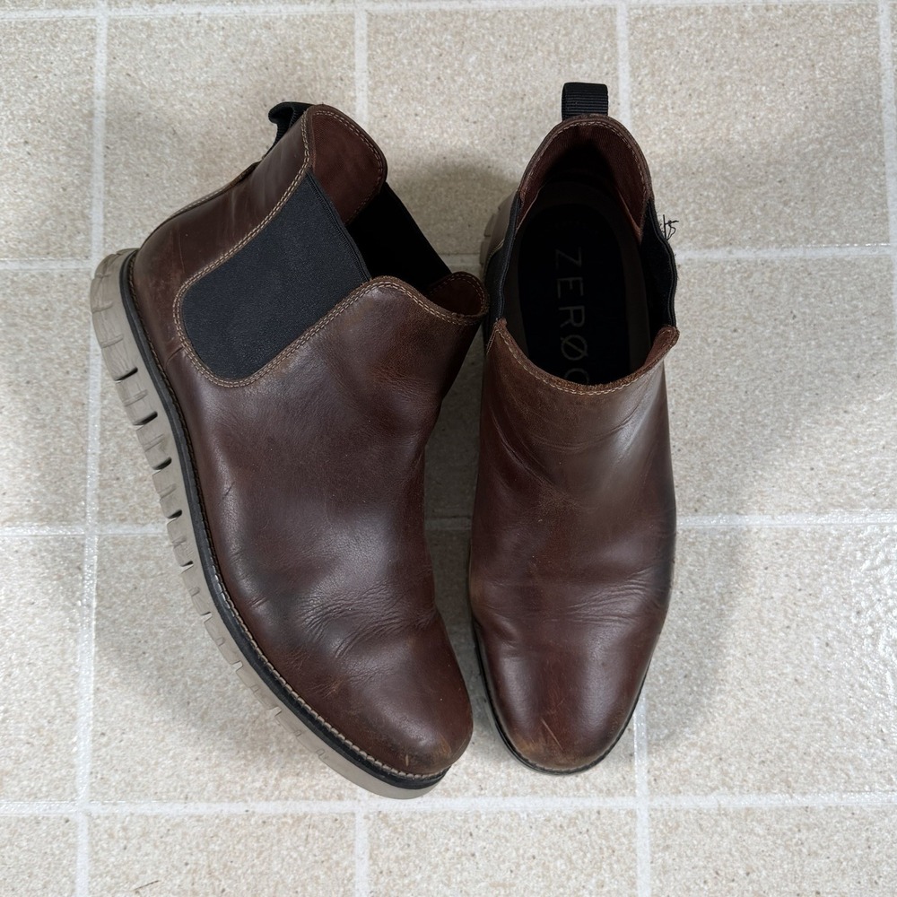 Cole Haan Men's ZERØGRAND Waterproof Chelsea Boot Style C30164 Size 11.5 W